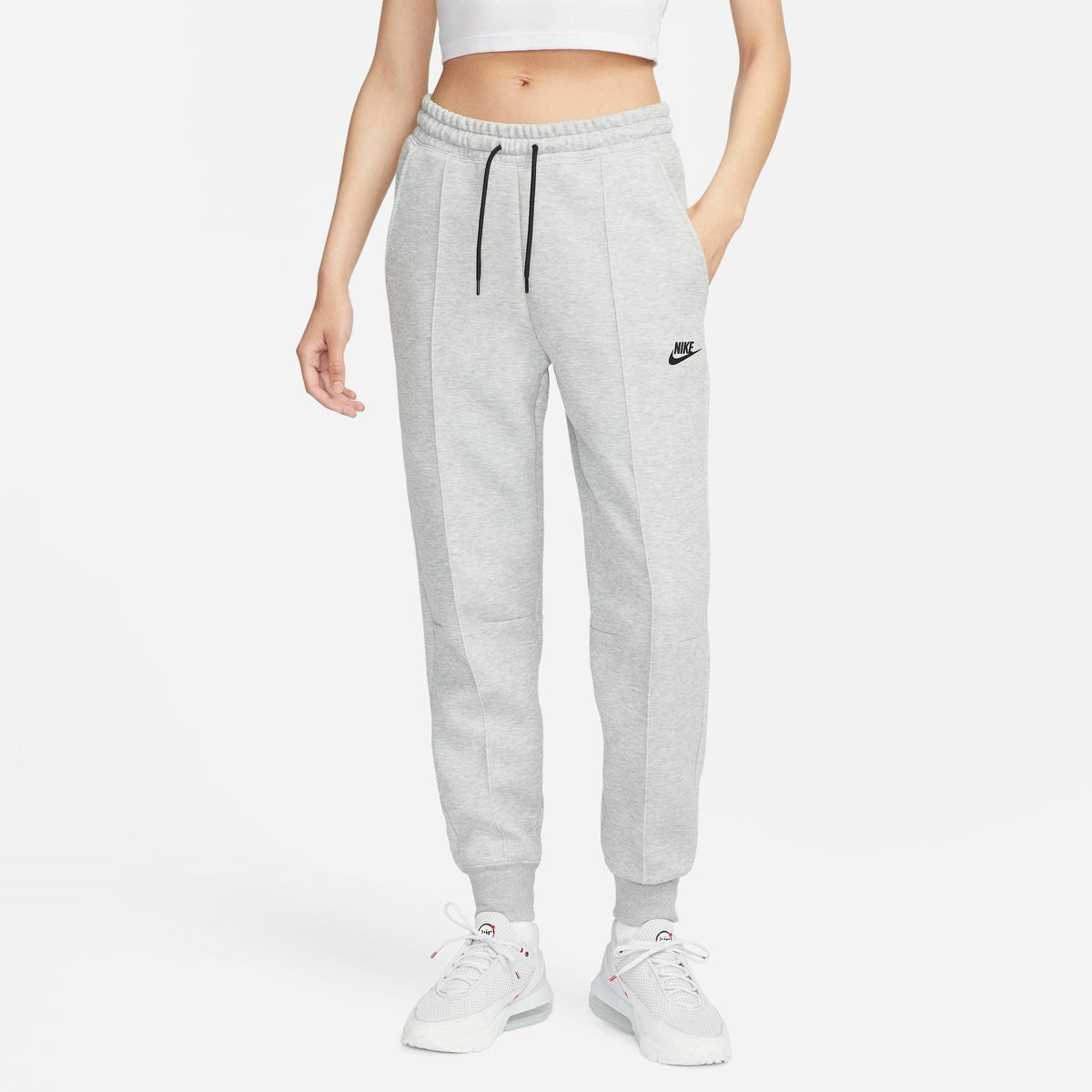 Grey - Nike - Sportswear Tech Fleece Joggers Womens - 1