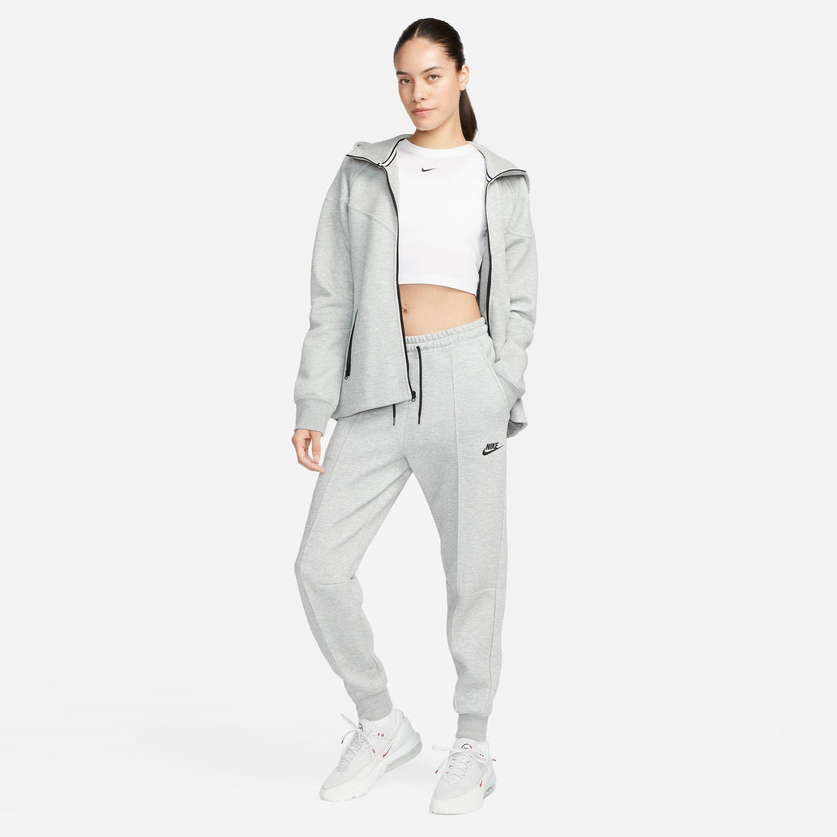 Grey - Nike - Sportswear Tech Fleece Joggers Womens - 9