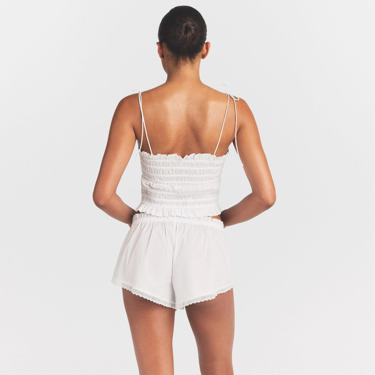 SNOW - SKIMS - Women's Woven Tracksuit Shorts - 3