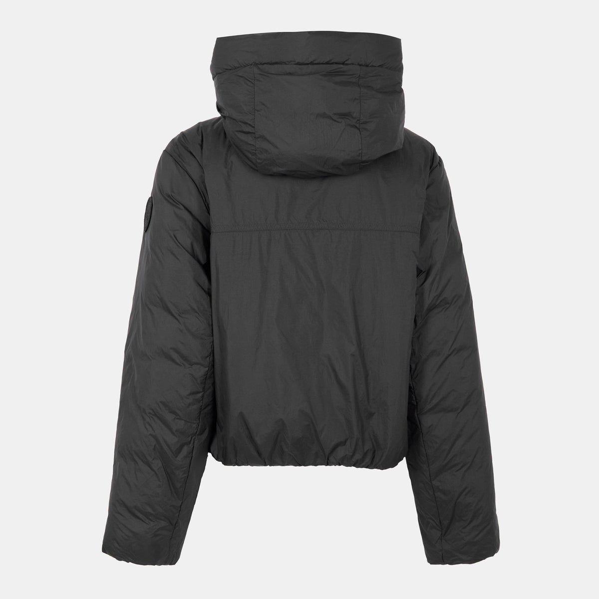 Black Noir - Canada Goose - Women's Elba Insulated Water Resistant Cropped Short Puffer Jacket - 2