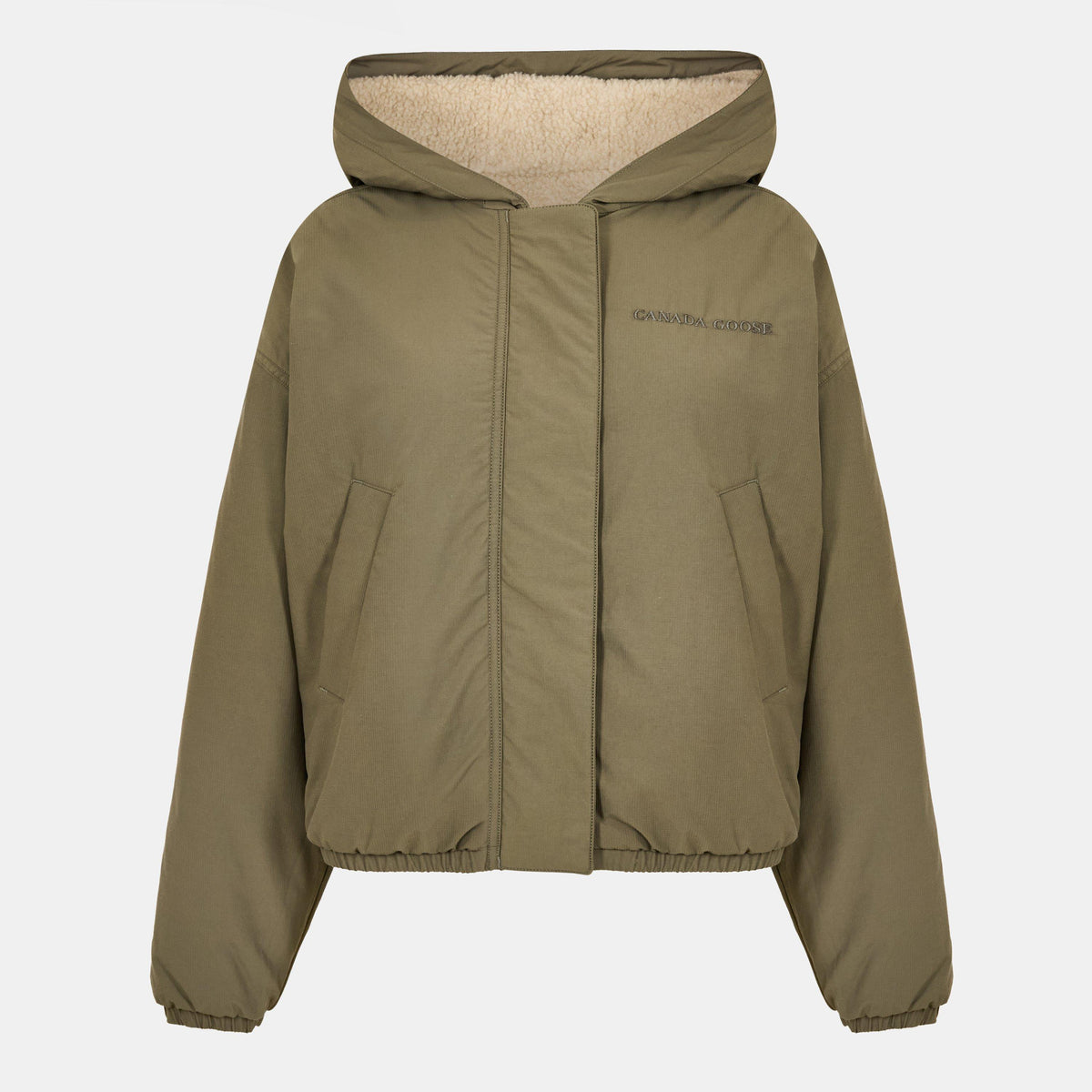 Smokey Sage/Tan - Canada Goose - Women's Insulated Sherpa Jacket - 1