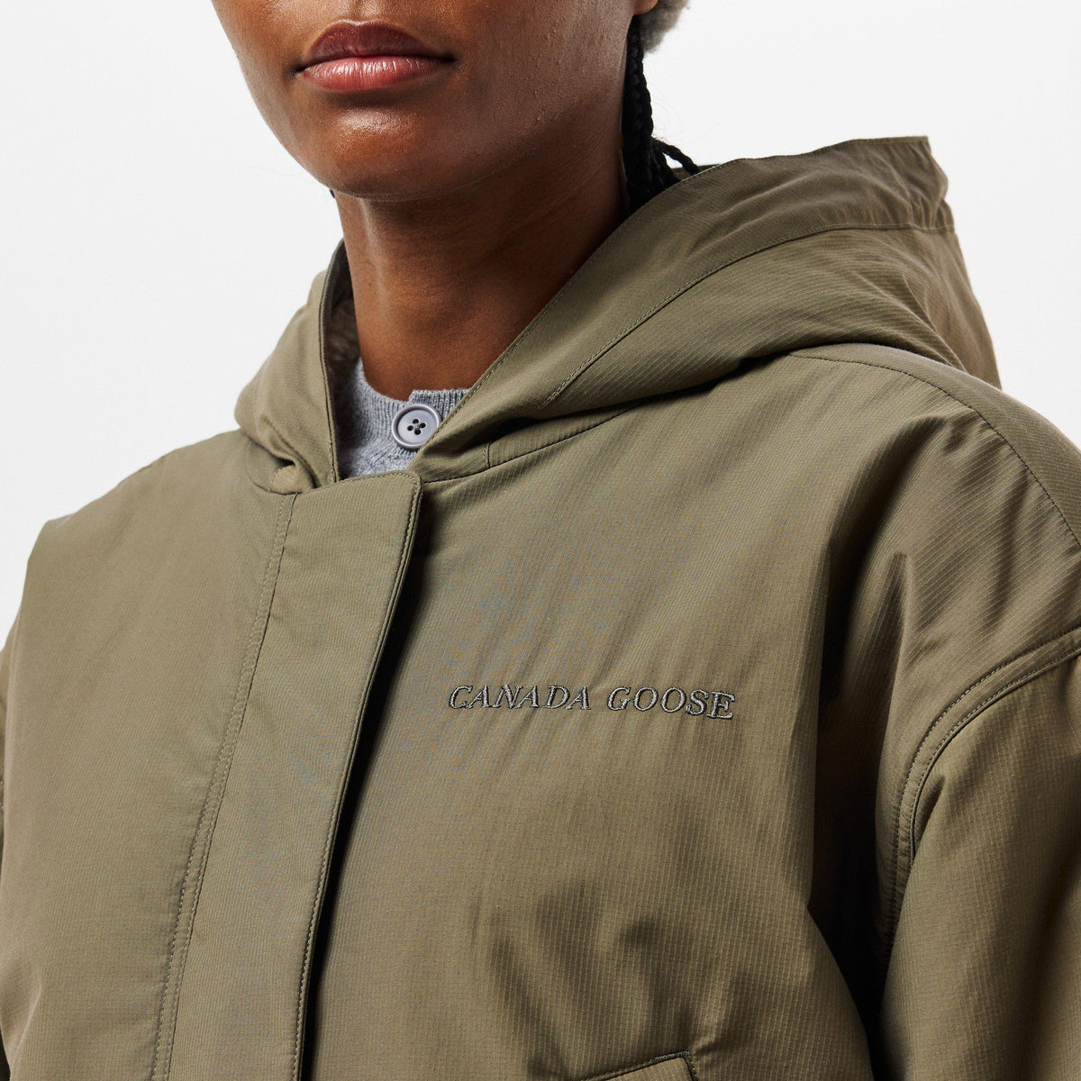 Smokey Sage/Tan - Canada Goose - Women's Insulated Sherpa Jacket - 5