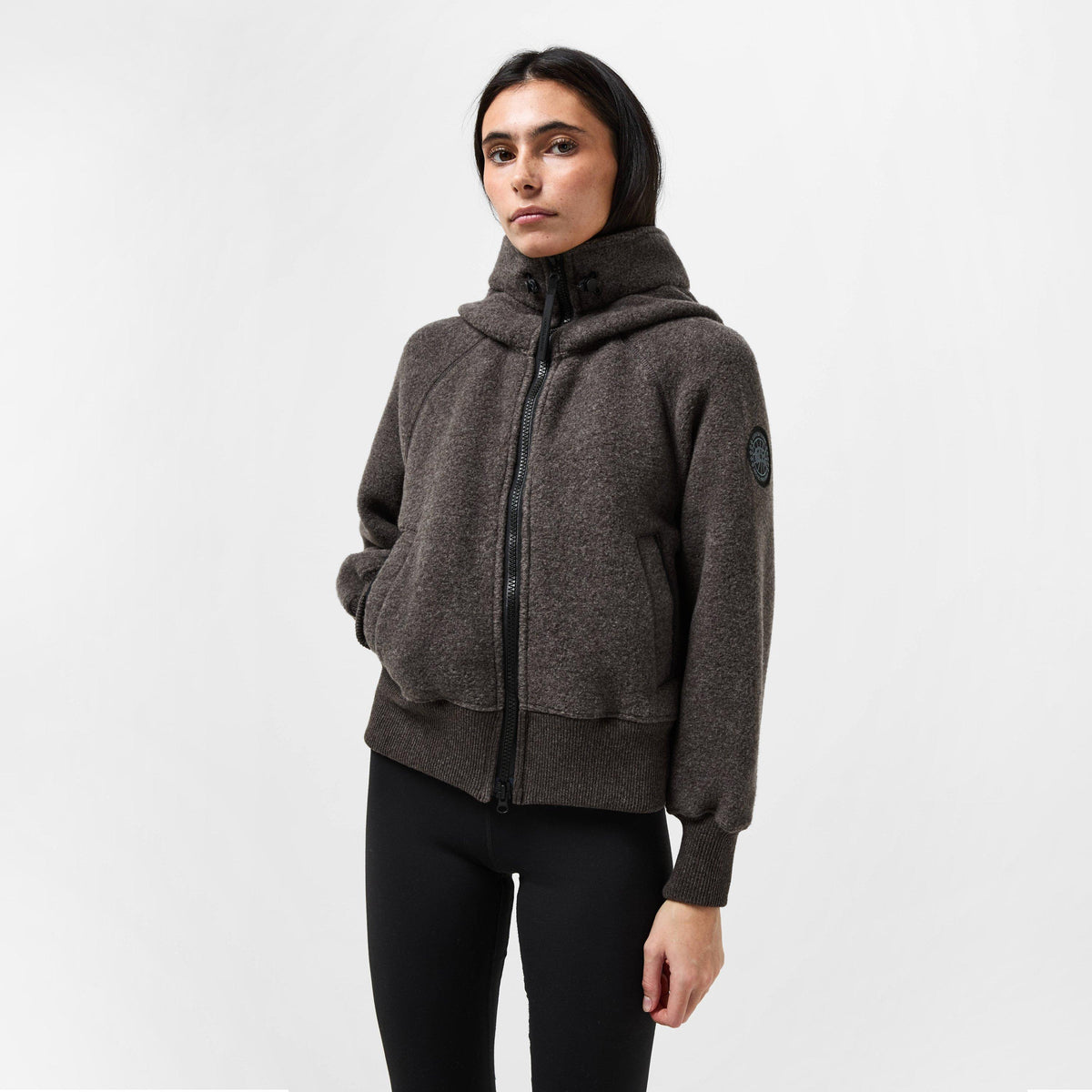 Taupe Grey - Canada Goose - Women's Chilliwack Fleece Sherpa Jacket - 3