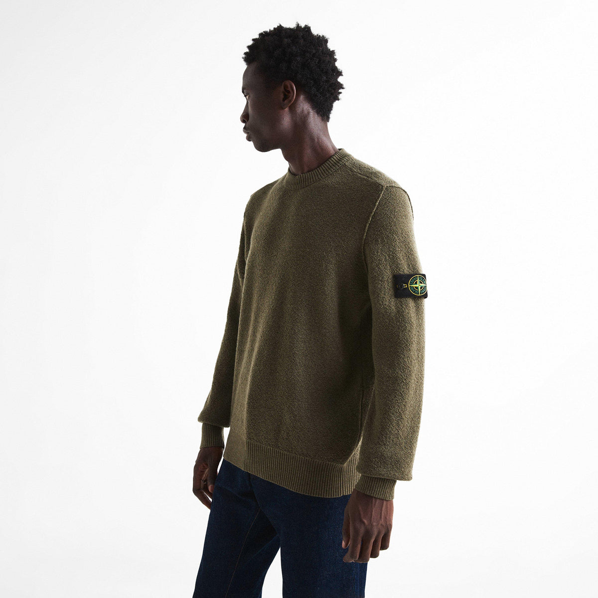 Mil Green V005G - Stone Island - Stone Textured Knit Sn64 - 3
