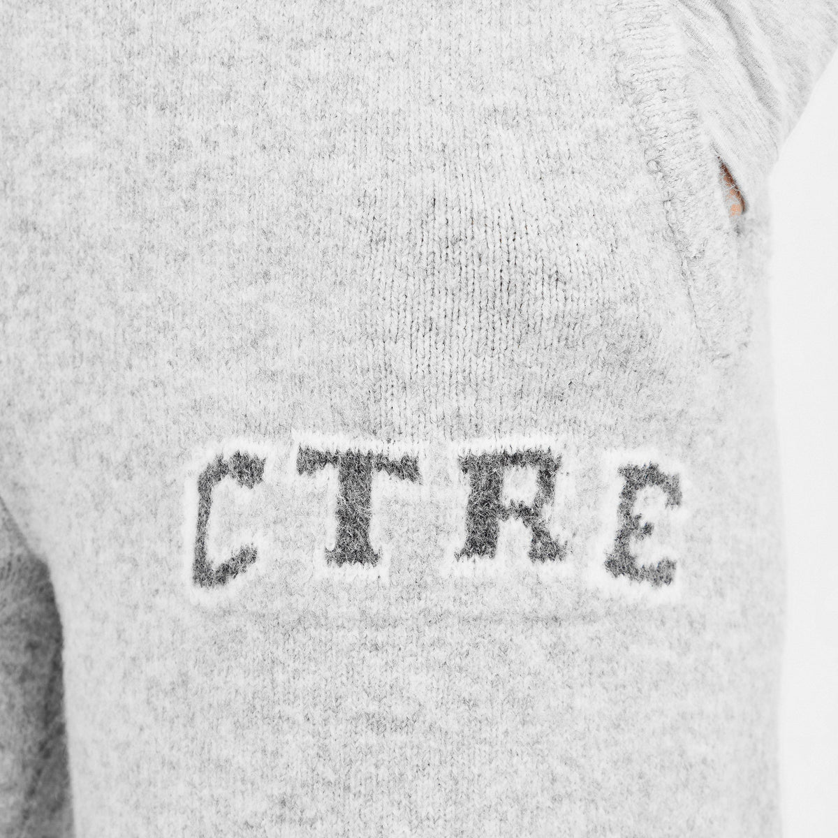 Grey - The Couture Club - Women's CTRE Jog Knitted Trousers - 5