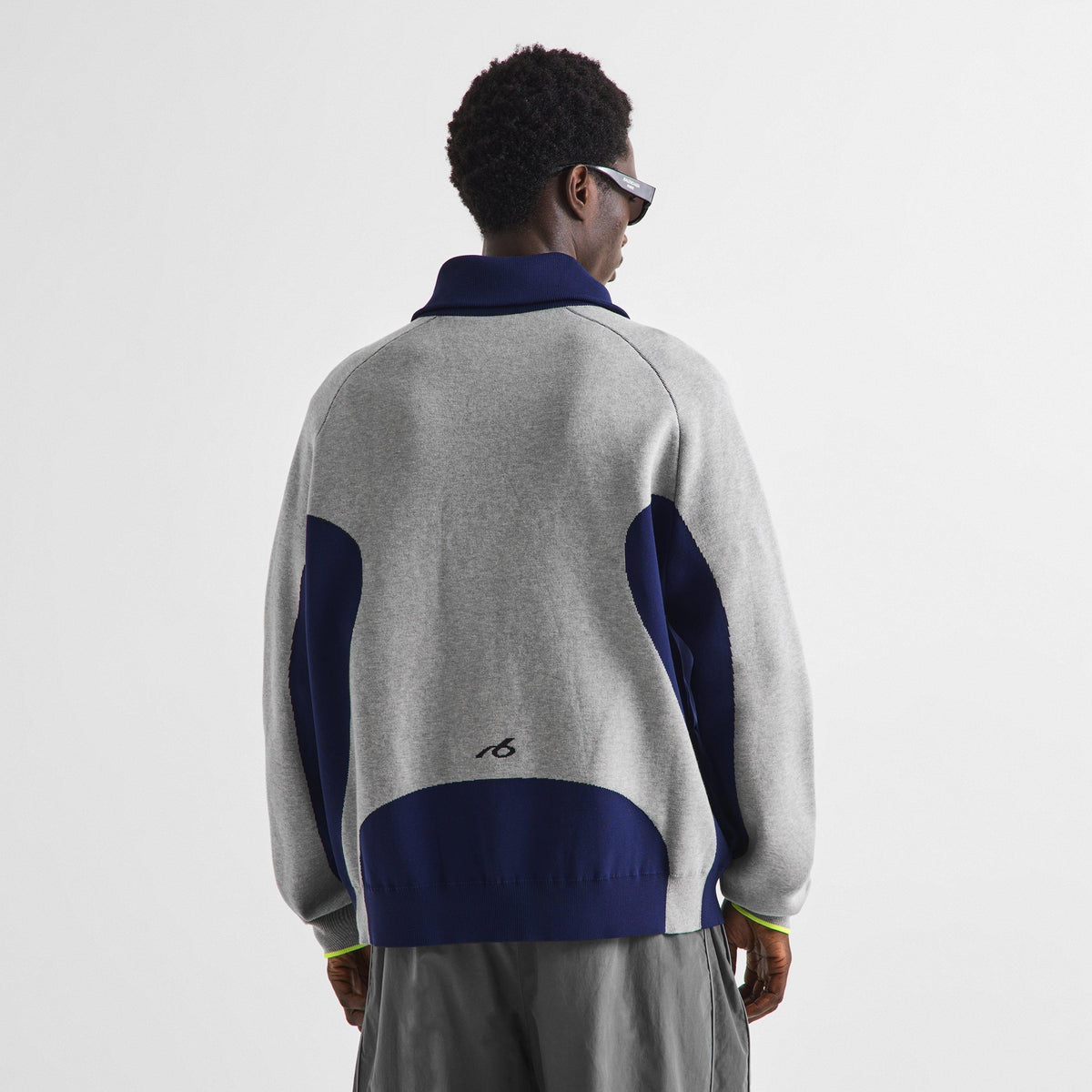 Grey/Navy - Balenciaga - Bal Zp Cardi Sn64 - 4