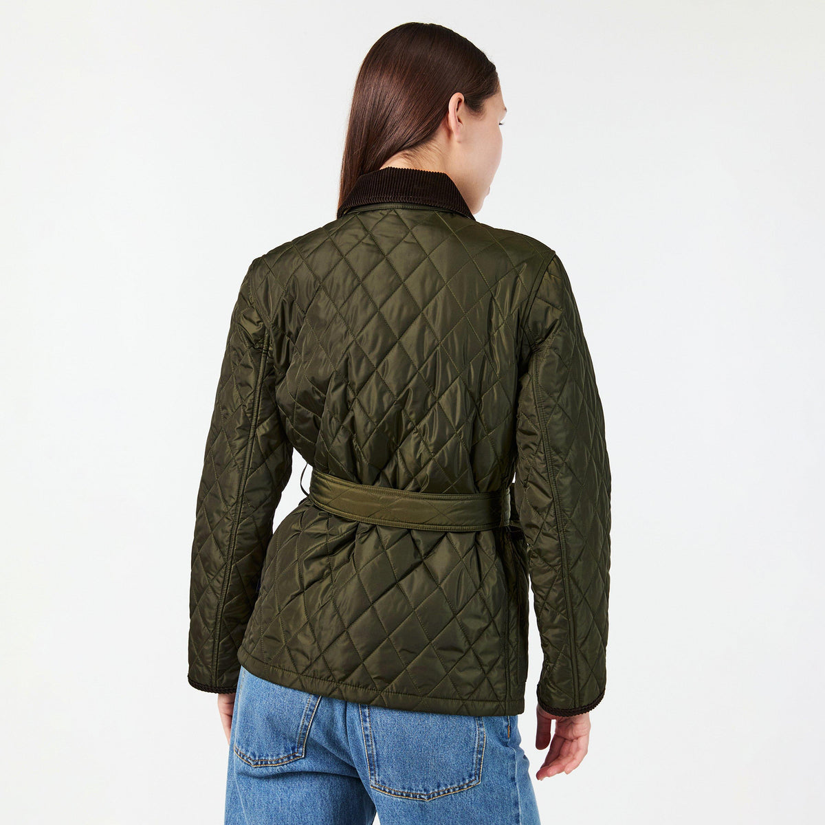 Shale - Burberry - Women's Chiltern Diamond Quilted Jacket - 4