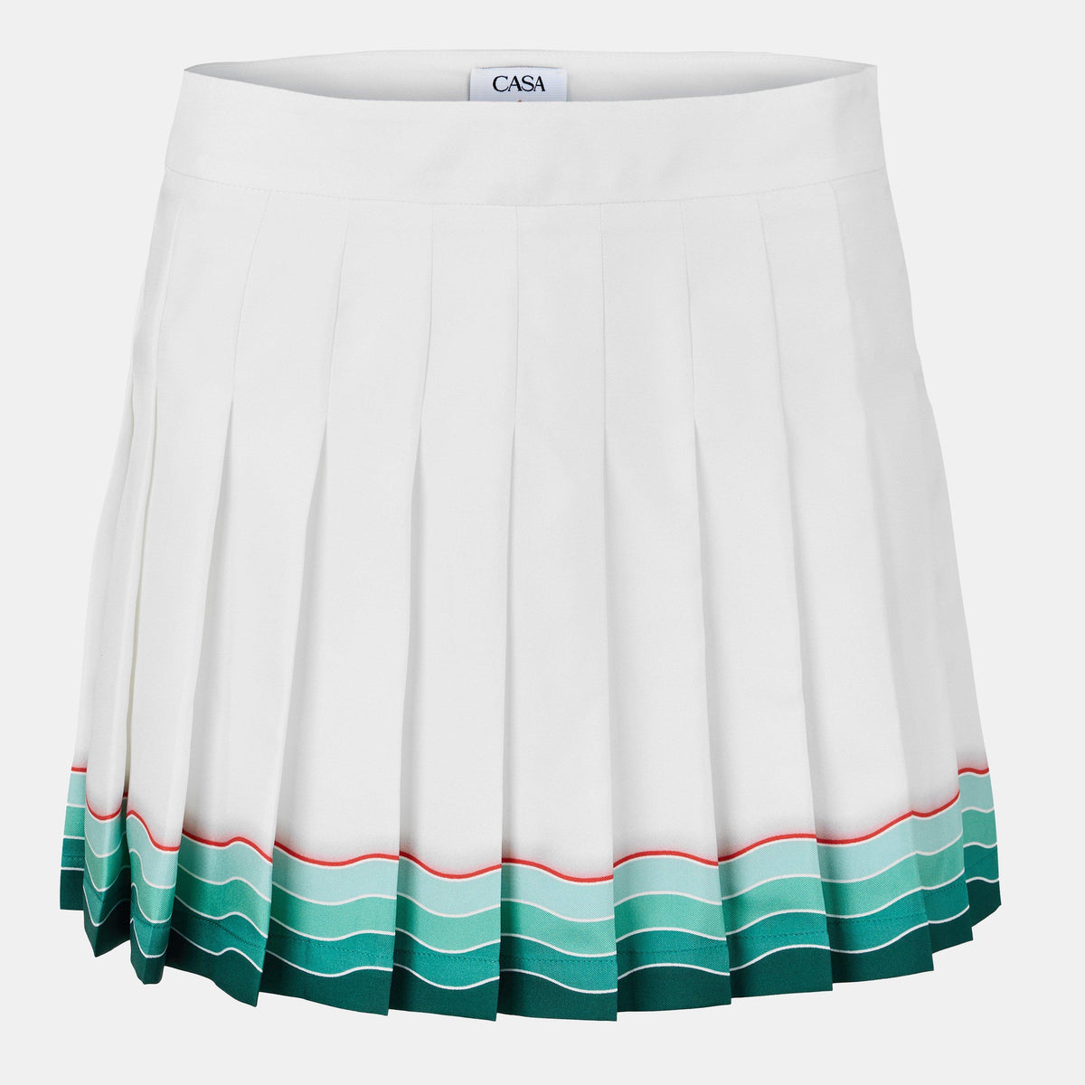 White - Casablanca - Women's Pleat Pleated Mini Skirt - 1