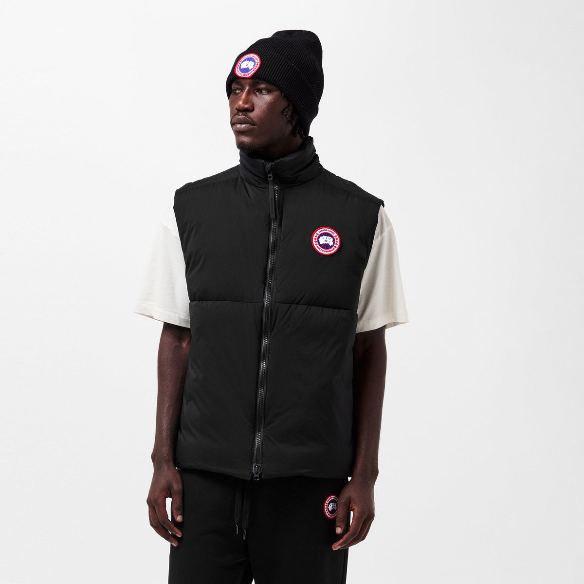 Black 9061 - Canada Goose - Men's Lodge Lightweight Water Resistant Sleeveless Gilet - 3