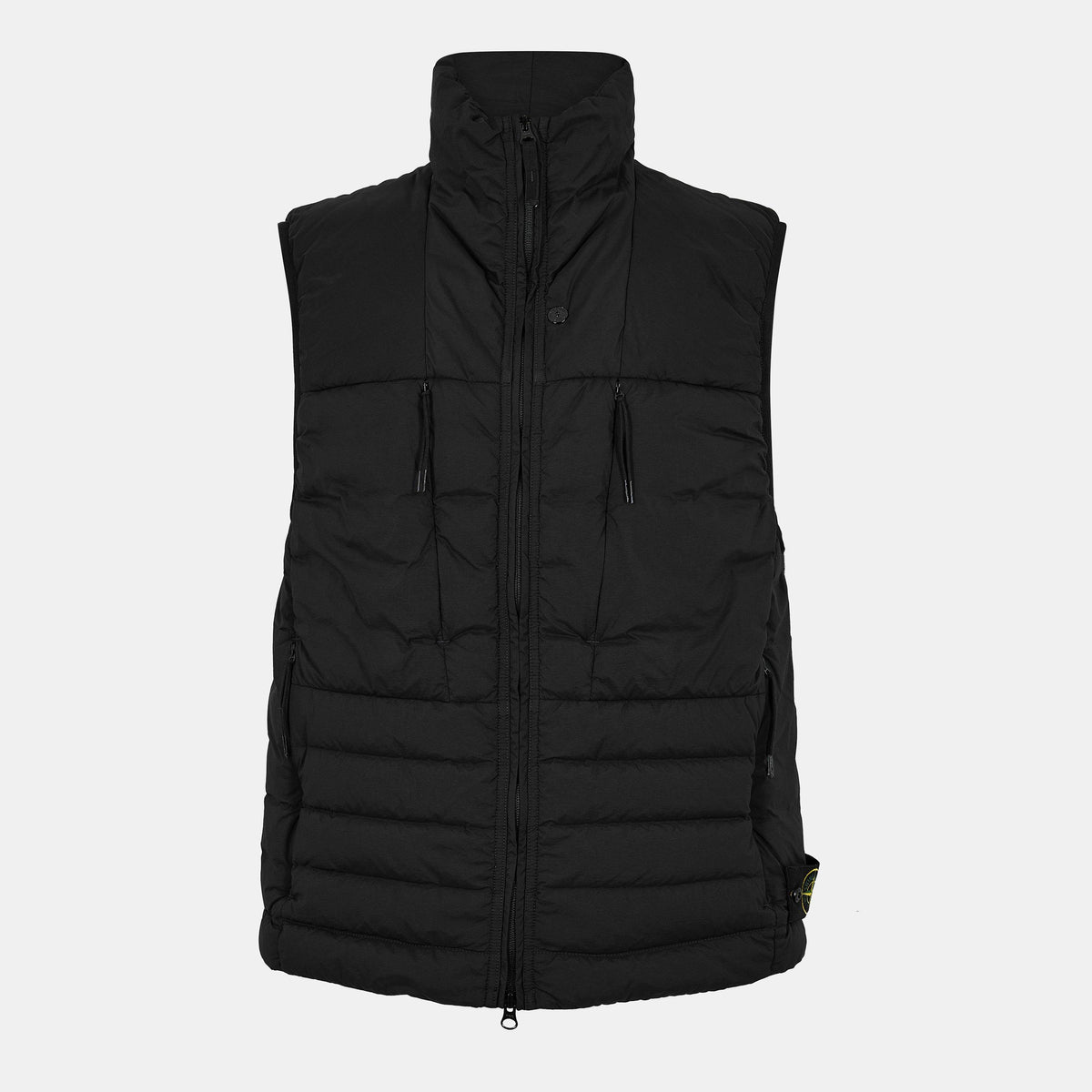Black V0029 - Stone Island - Mens Loom Gilet - 1