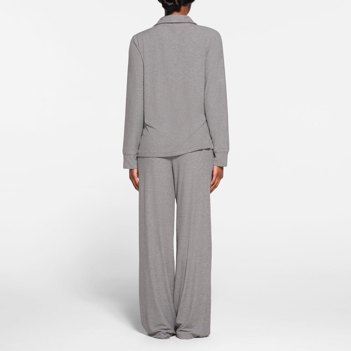 Heather Grey - SKIMS - Womens Soft Lounge Sleep Set - 3