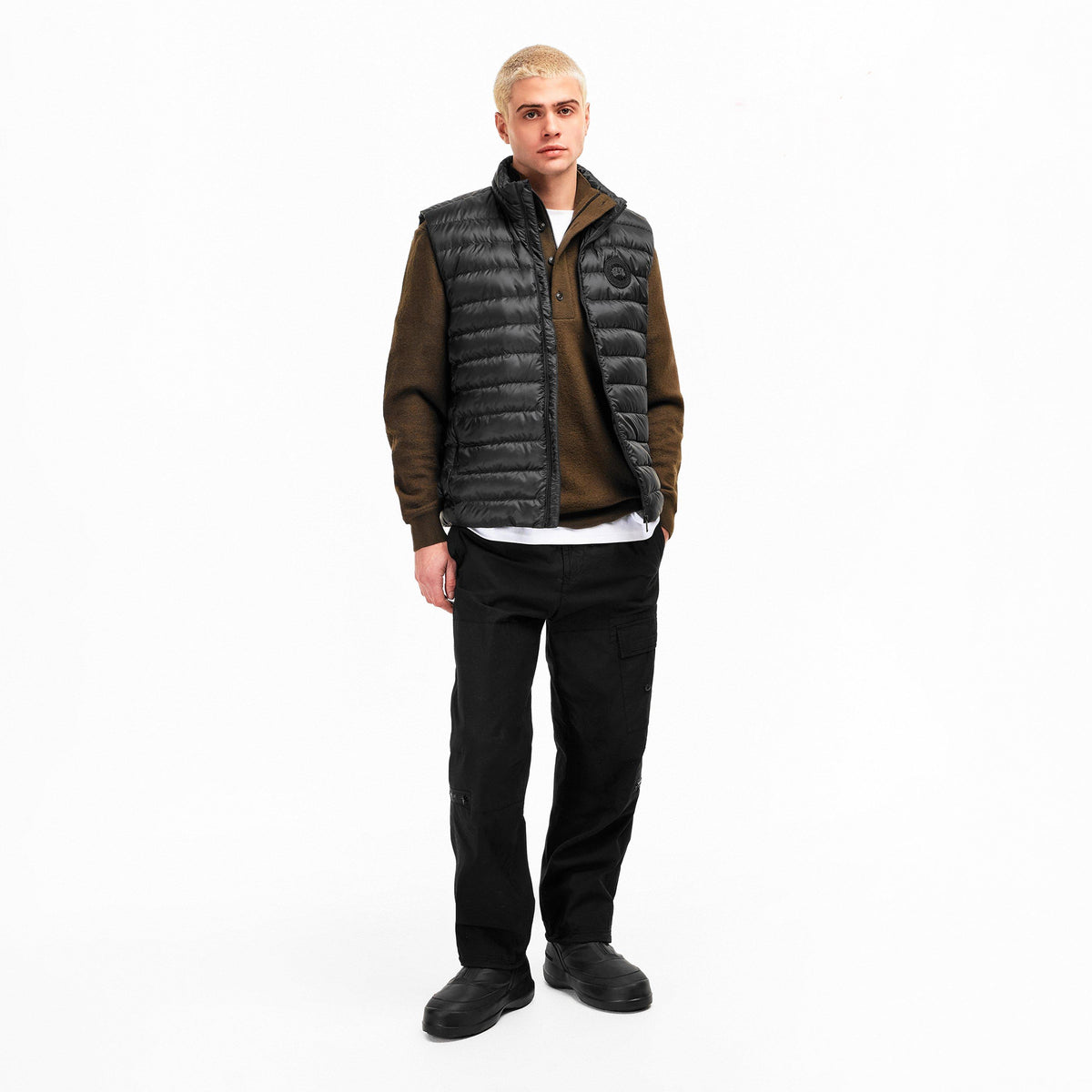 Black - Canada Goose - Men's Stratus Gilet - 6