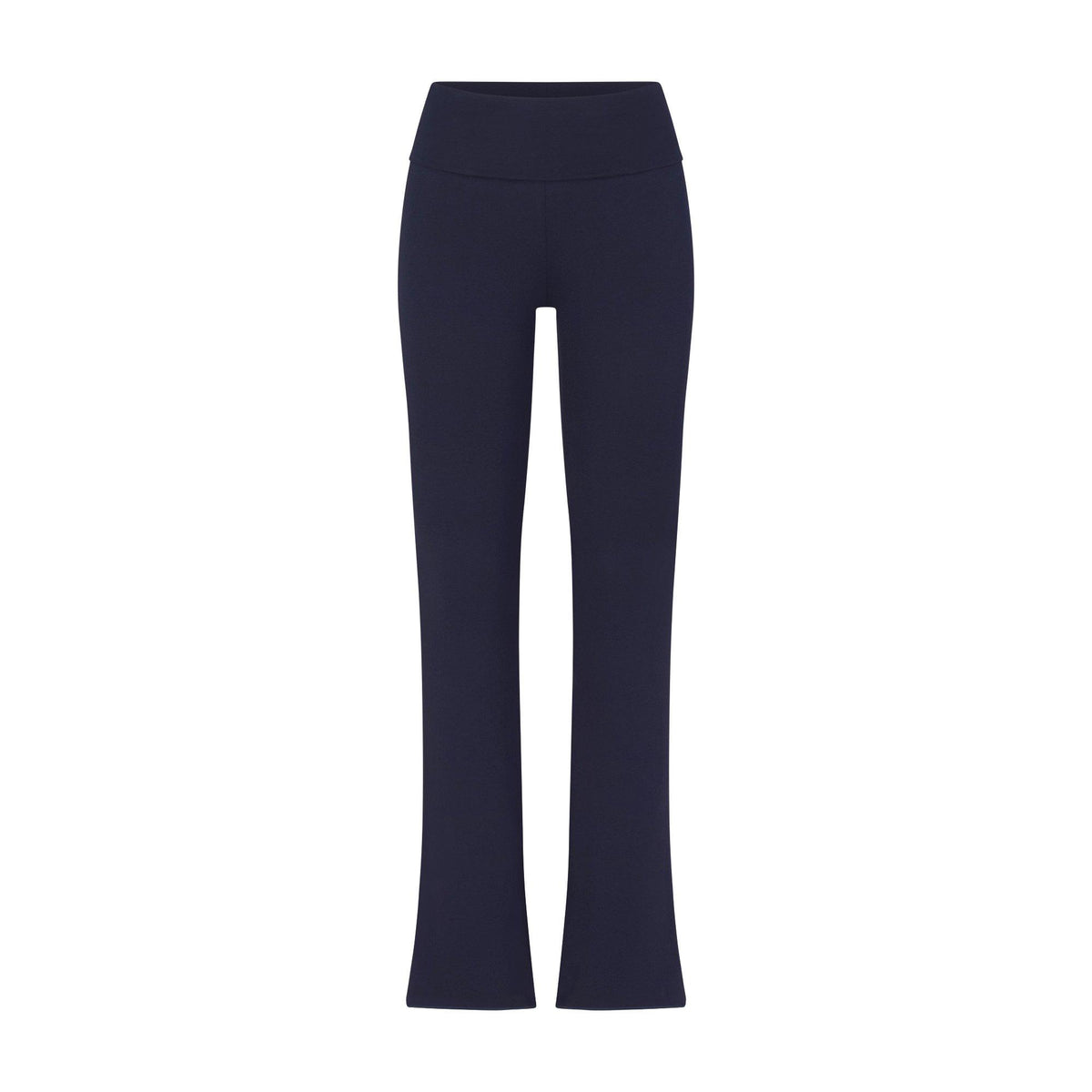 NAVY - SKIMS - Womens Cotton Jersey Foldover Pant - 1