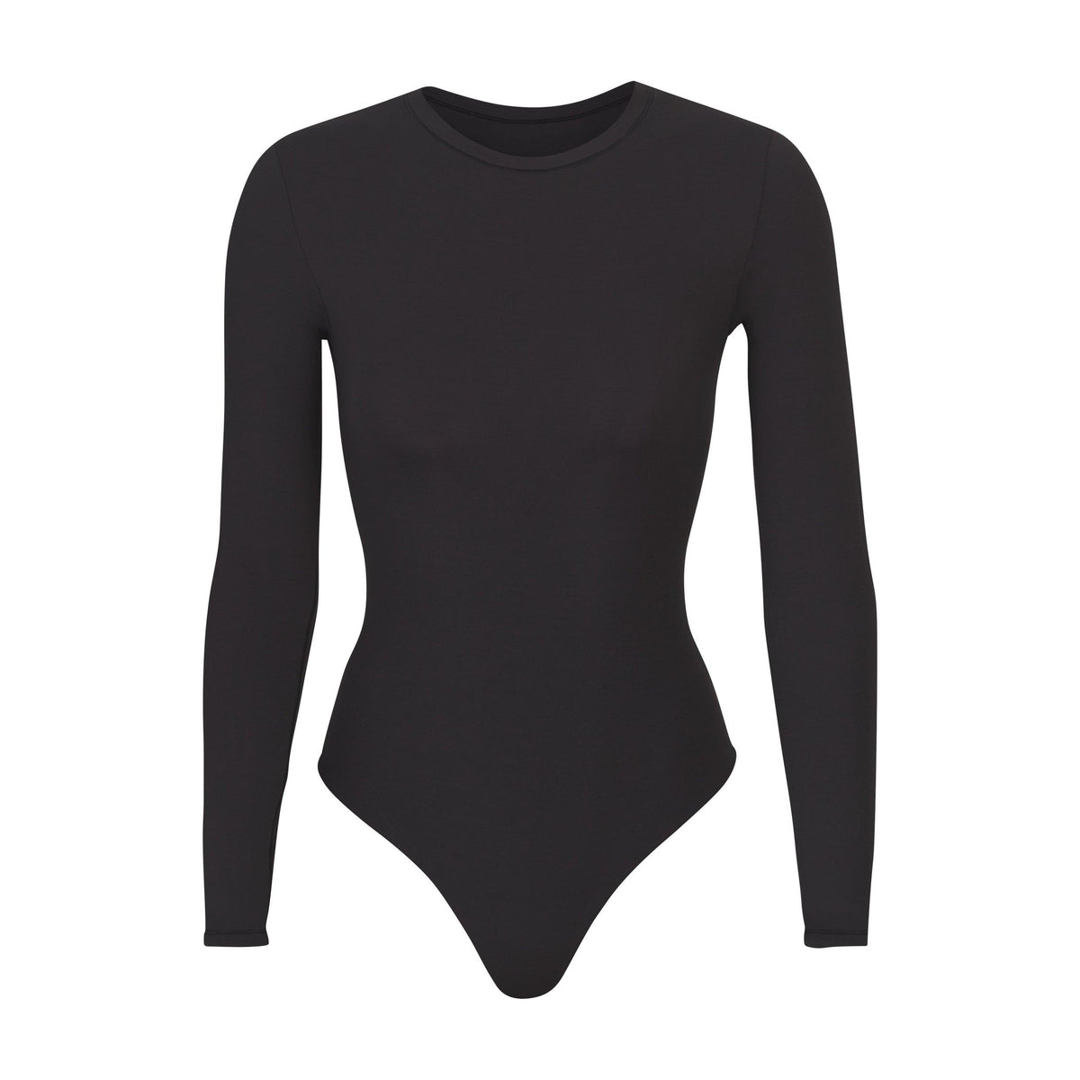 Onyx - SKIMS - Women's Fits Everybody Long Sleeve Bodysuit - 1