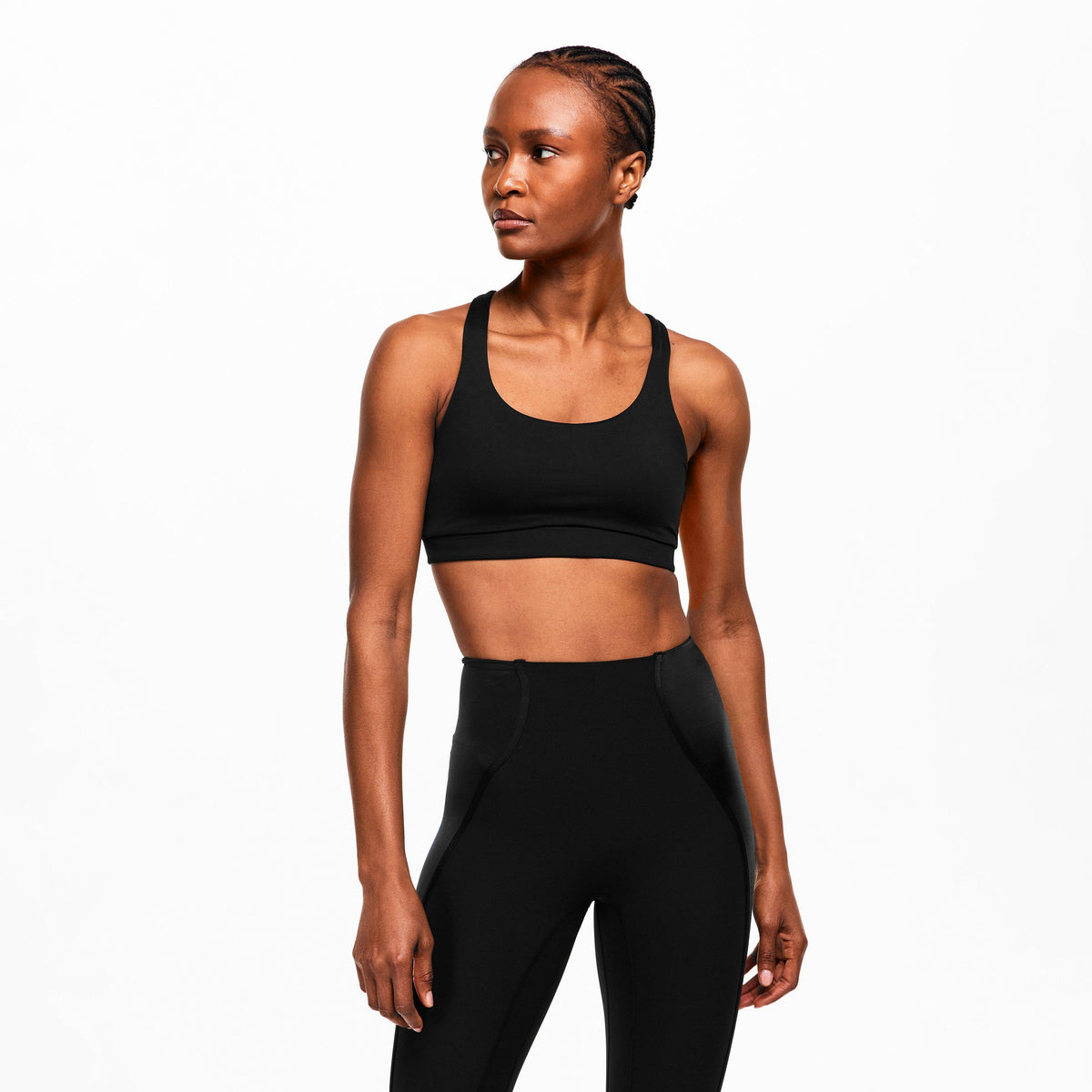 Black - Lululemon - Women's Medium Impact Non Wired Sports Bra - 3