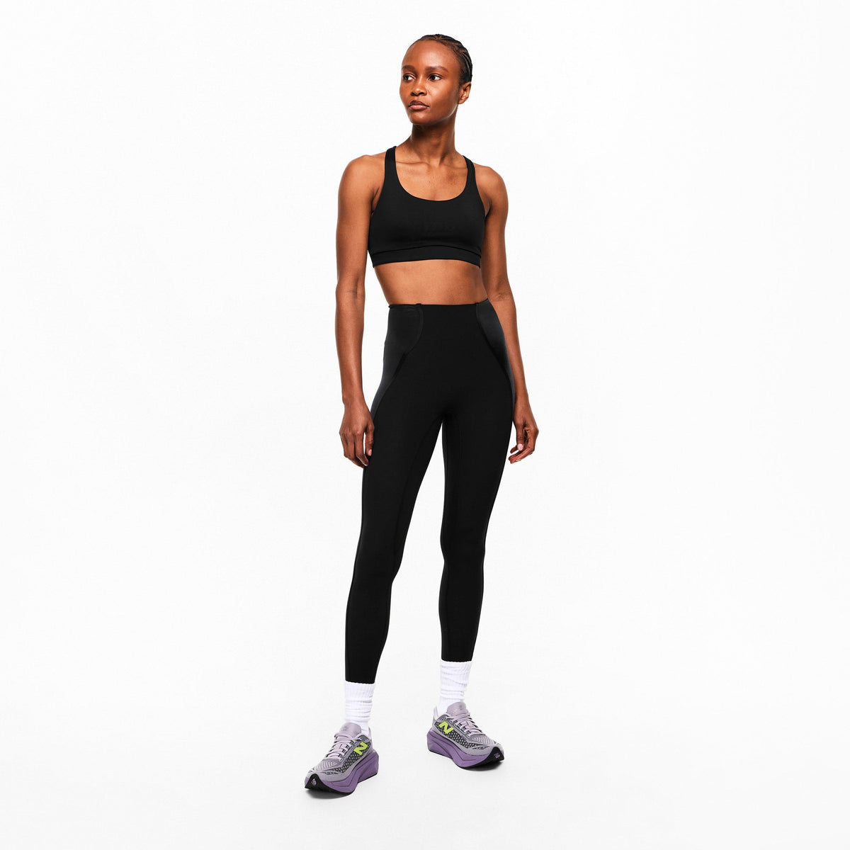 Black - Lululemon - Women's Medium Impact Non Wired Sports Bra - 6