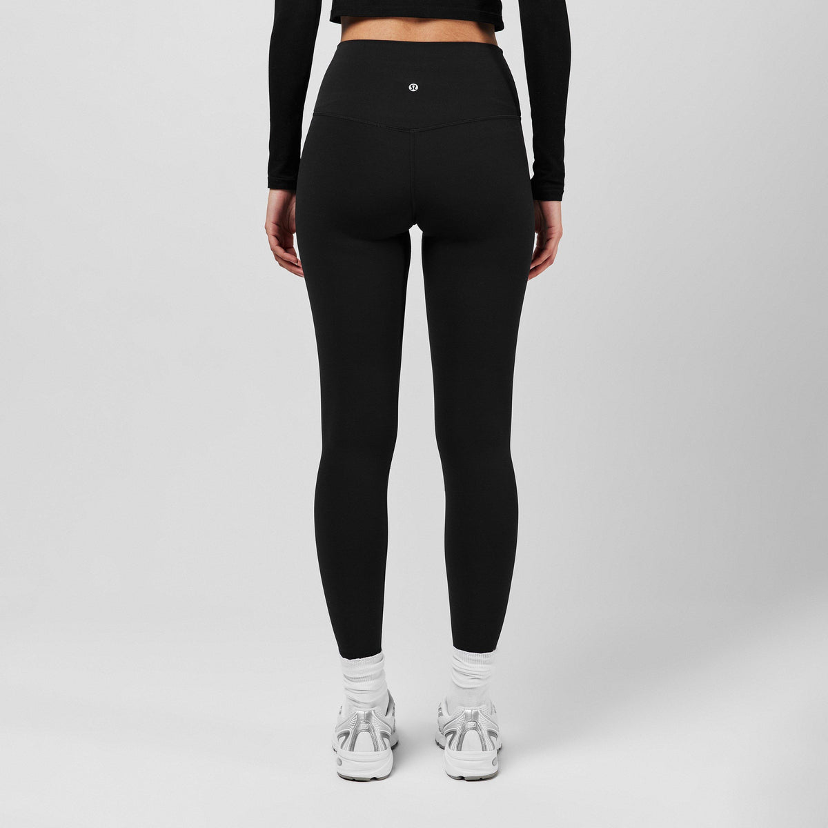Black - Lululemon - Womens Nylon Align High Rise 25 Yoga Pants - 4