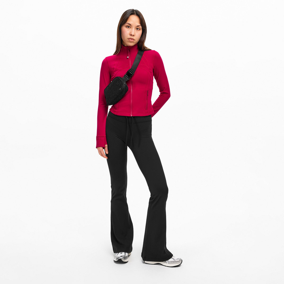Black - Lululemon - Women's Ultra Groove Black Yoga Pants - 6