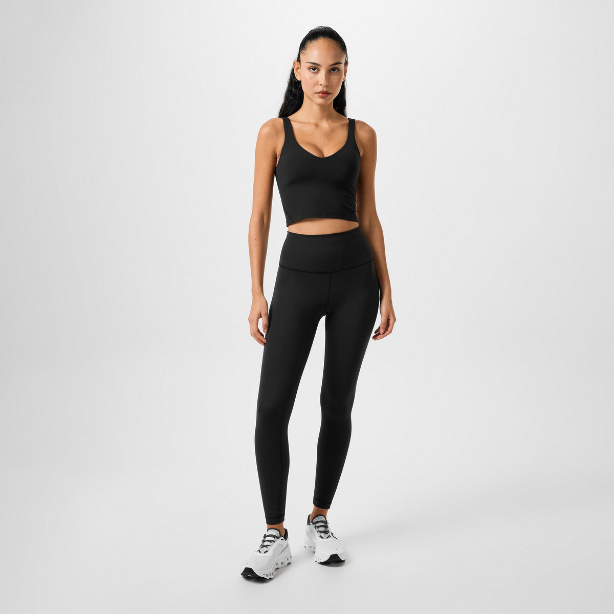 Black - Lululemon - Women'S Nylon Wunder Train Performance Tights - 6
