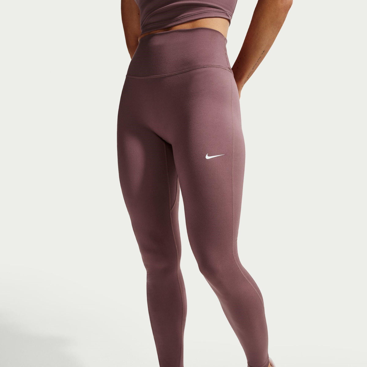 Tattoo - Nike - One Seamless Front High-Waisted Leggings Womens - 3