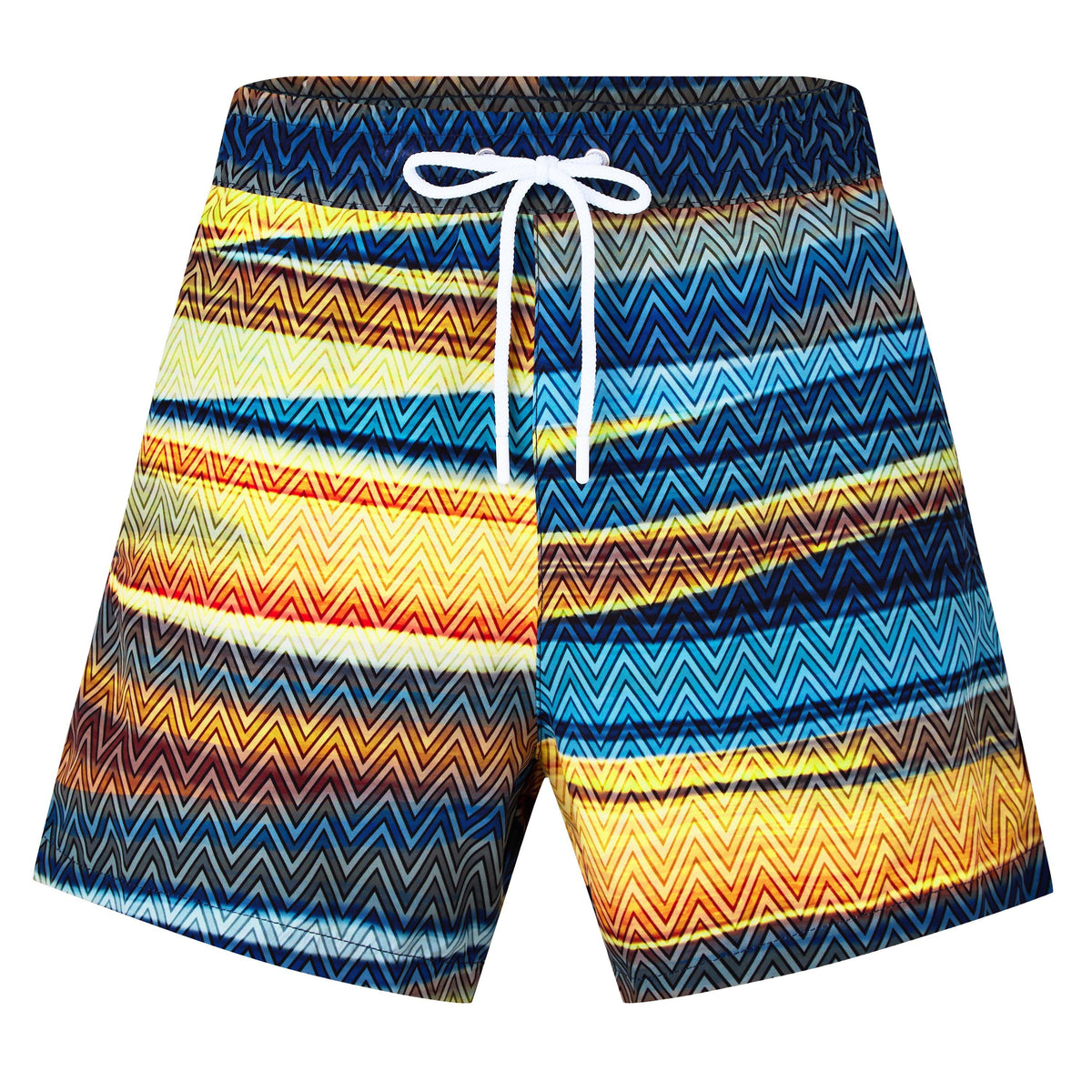 Multi SM9LU - Missoni - Men's Striped Quick-Drying Swim Shorts - 1
