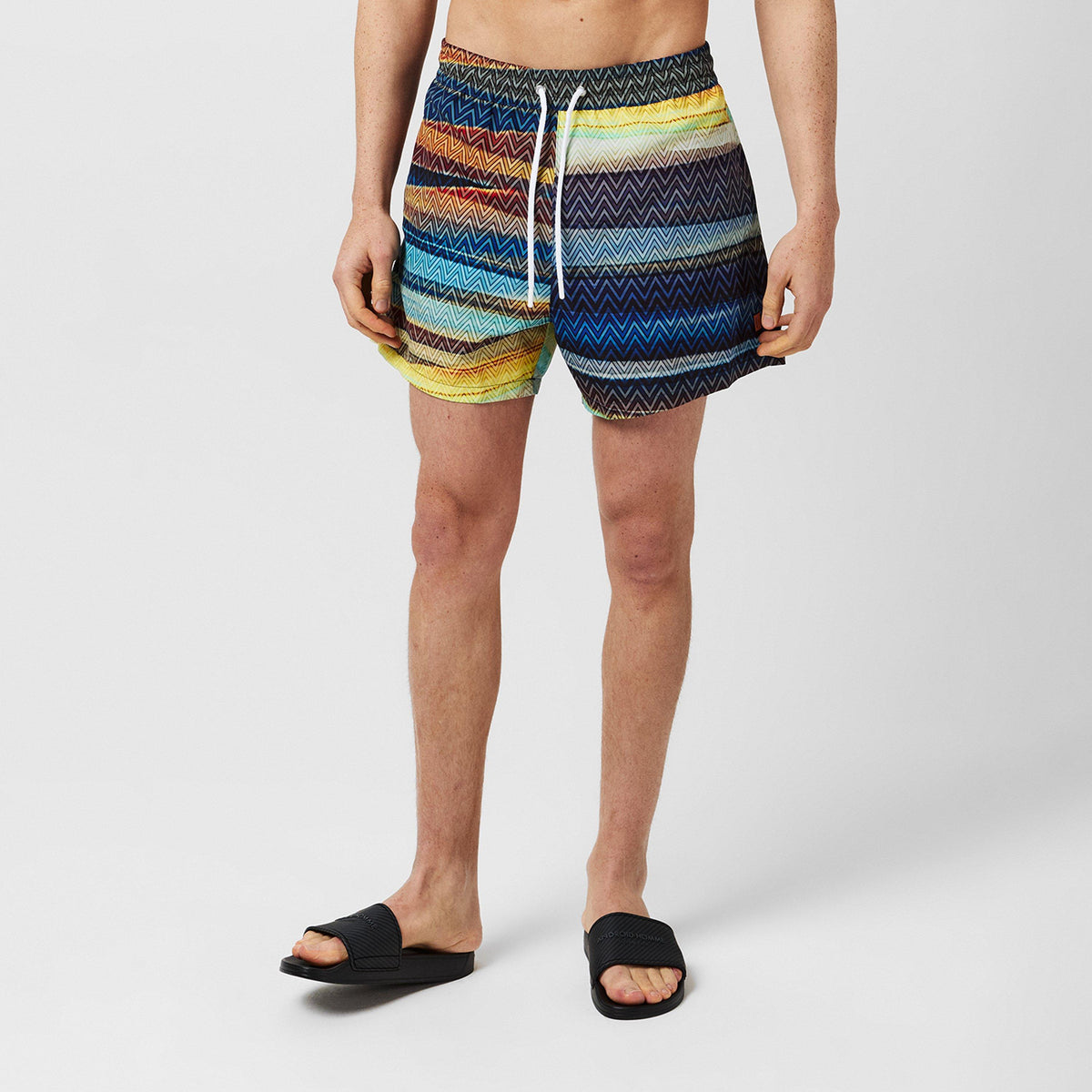 Multi SM9LU - Missoni - Men's Striped Quick-Drying Swim Shorts - 3