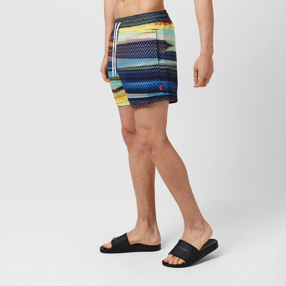 Multi SM9LU - Missoni - Men's Striped Quick-Drying Swim Shorts - 5