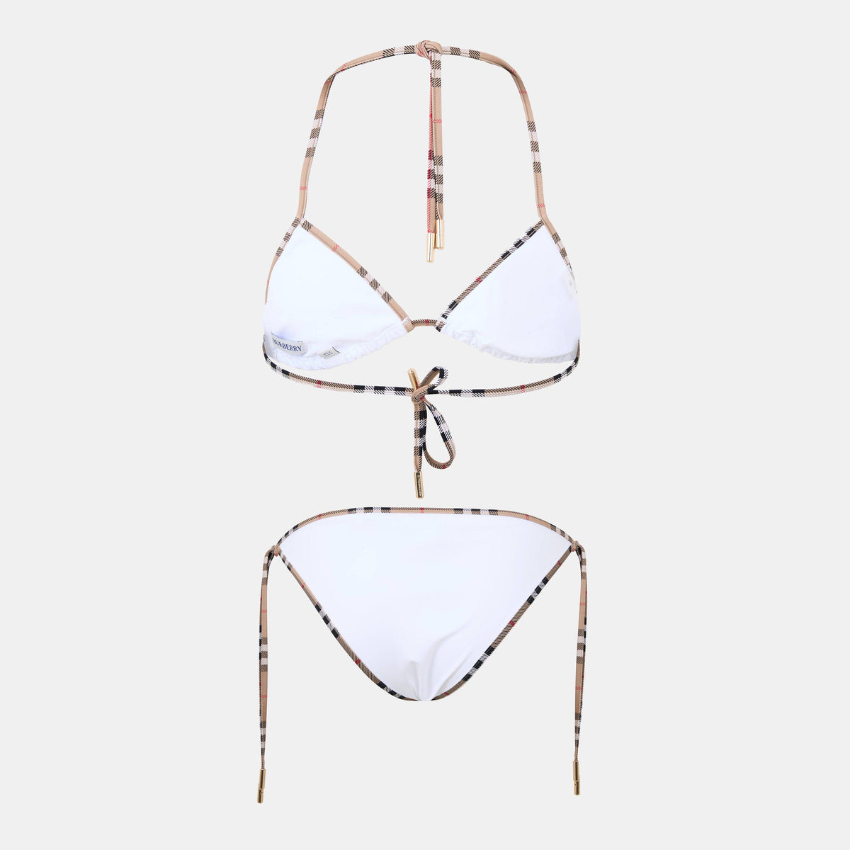 White - Burberry - Women's Burb Mata R Bikini Set - 2