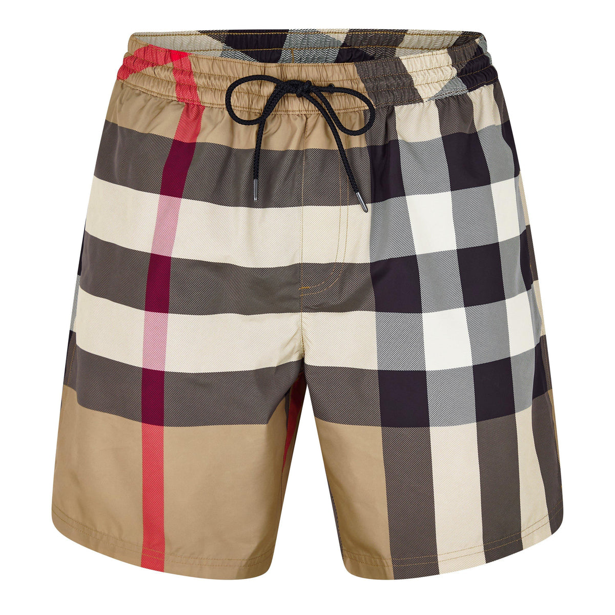 Arc Beige A7028 - Burberry - Men's Check Swim Shorts - 1