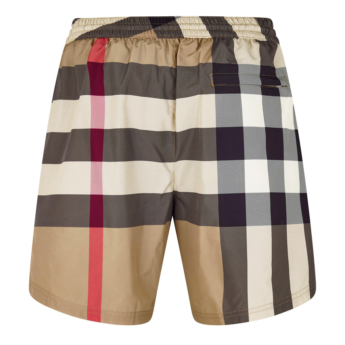 Arc Beige A7028 - Burberry - Men's Check Swim Shorts - 8