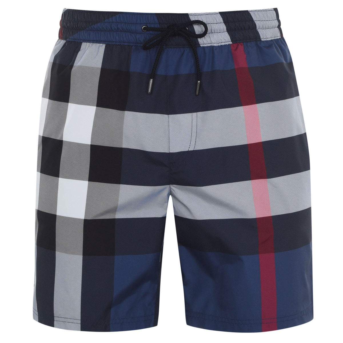 Crbn Blue A5805 - Burberry - Men's Check Swim Shorts - 1