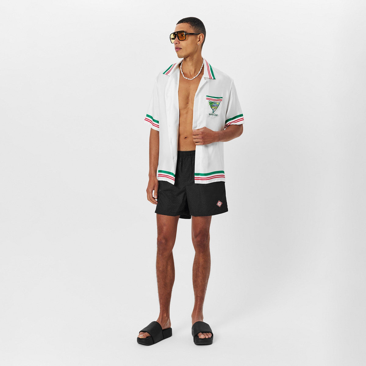 Black - Casablanca - Men's Swim Shorts - 6