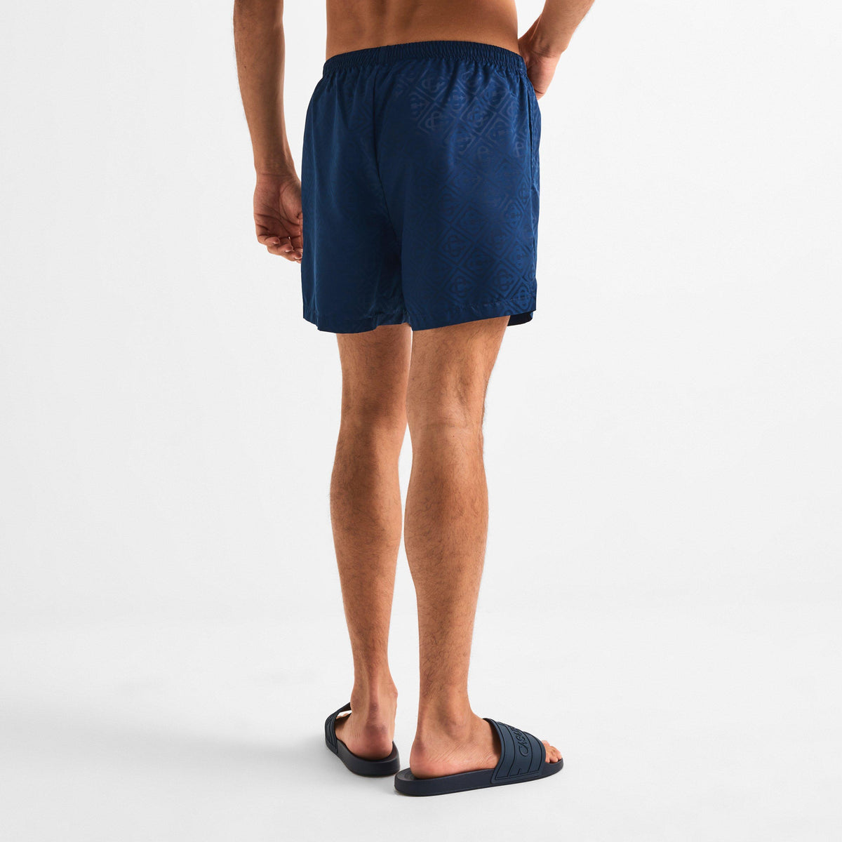 Navy - Casablanca - Men's Swim Shorts - 4