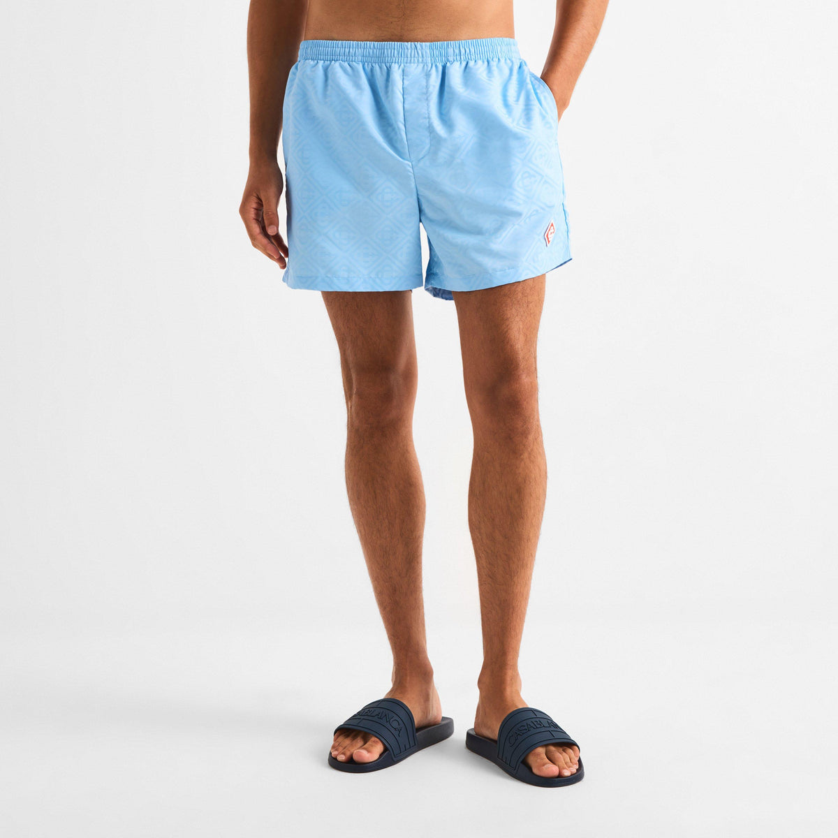 Pale Blue - Casablanca - Men's Swim Shorts - 3