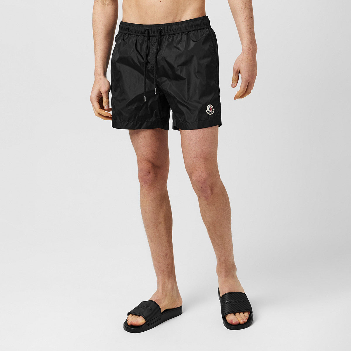 Black 999 - Moncler - Men's Logo Swim Shorts - 3