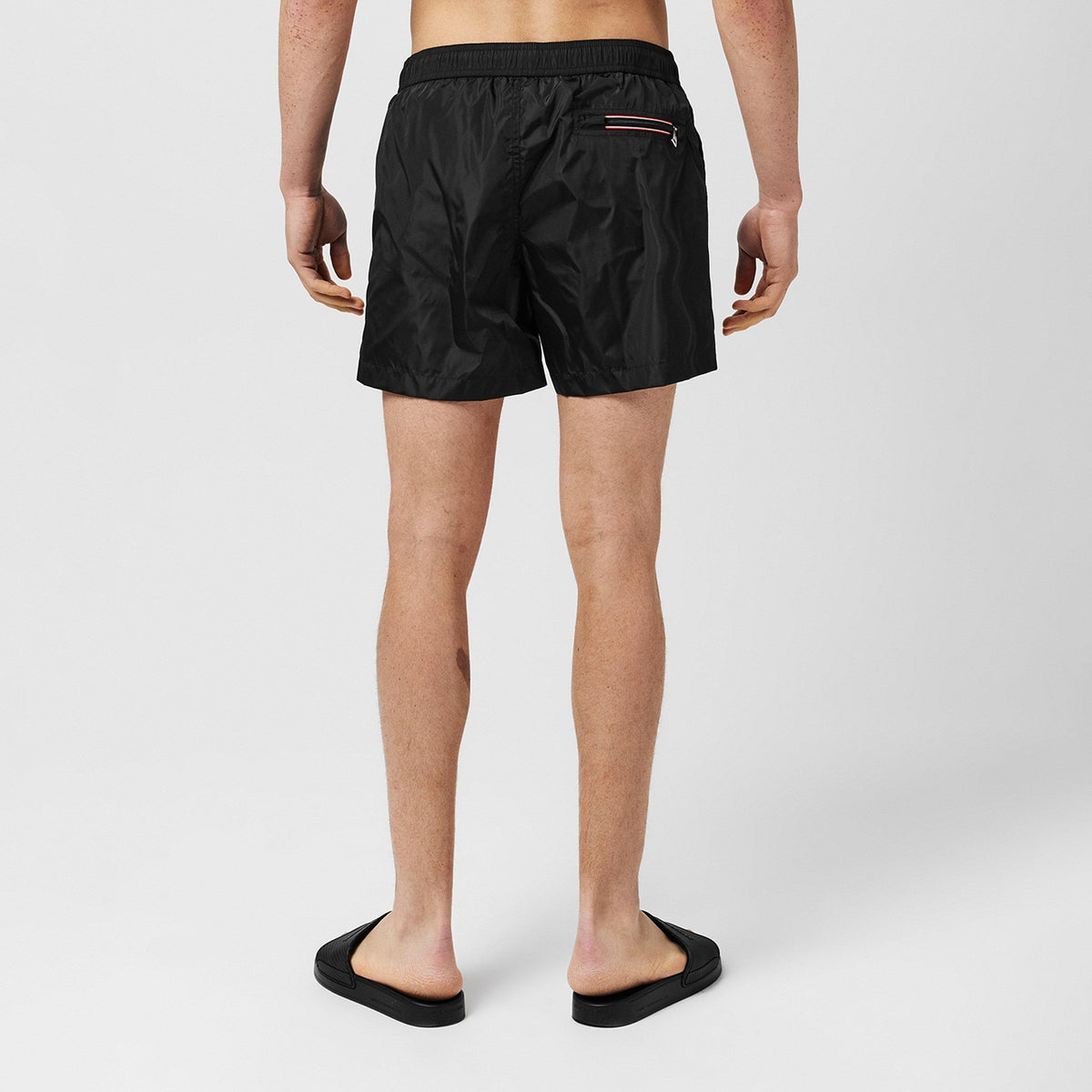 Black 999 - Moncler - Men's Logo Swim Shorts - 4