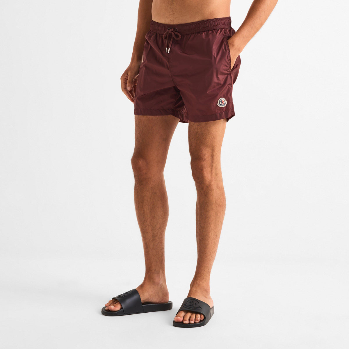 Red 464 - Moncler - Men's Logo Swim Shorts - 3