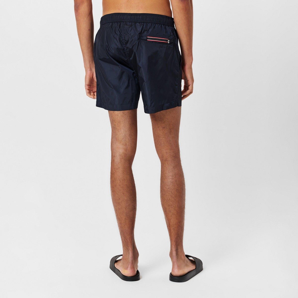 Navy 743 - Moncler - Men's Logo Swim Shorts - 4