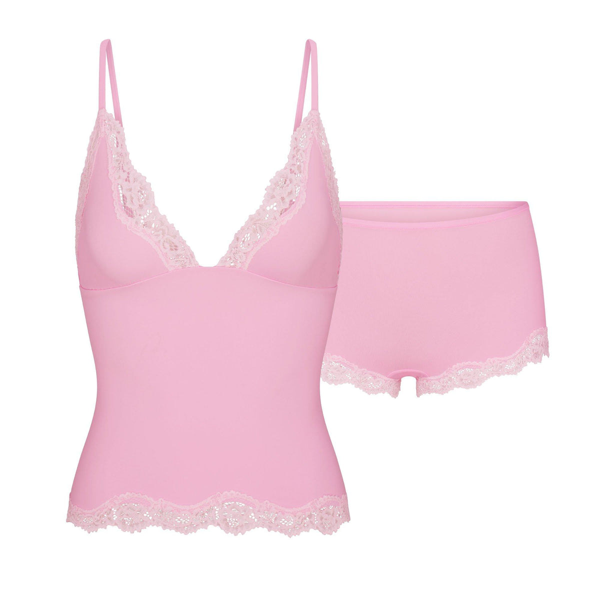 BUBBLEGUM TONAL - SKIMS - Women's Cami Boyshort Pyjama Set - 1