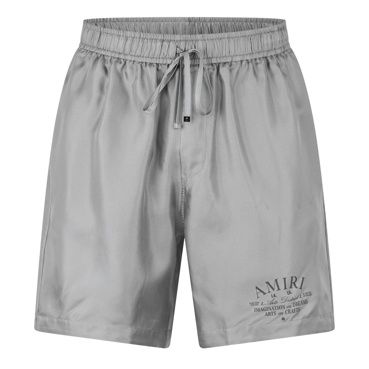 Grey - Amiri - Men's Art Dstrt Woven Tracksuit Shorts - 1