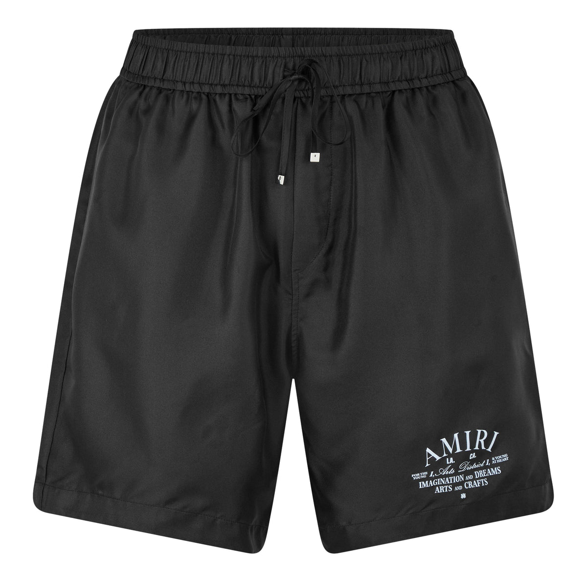 Black - Amiri - Men's Art Dstrt Woven Tracksuit Shorts - 1
