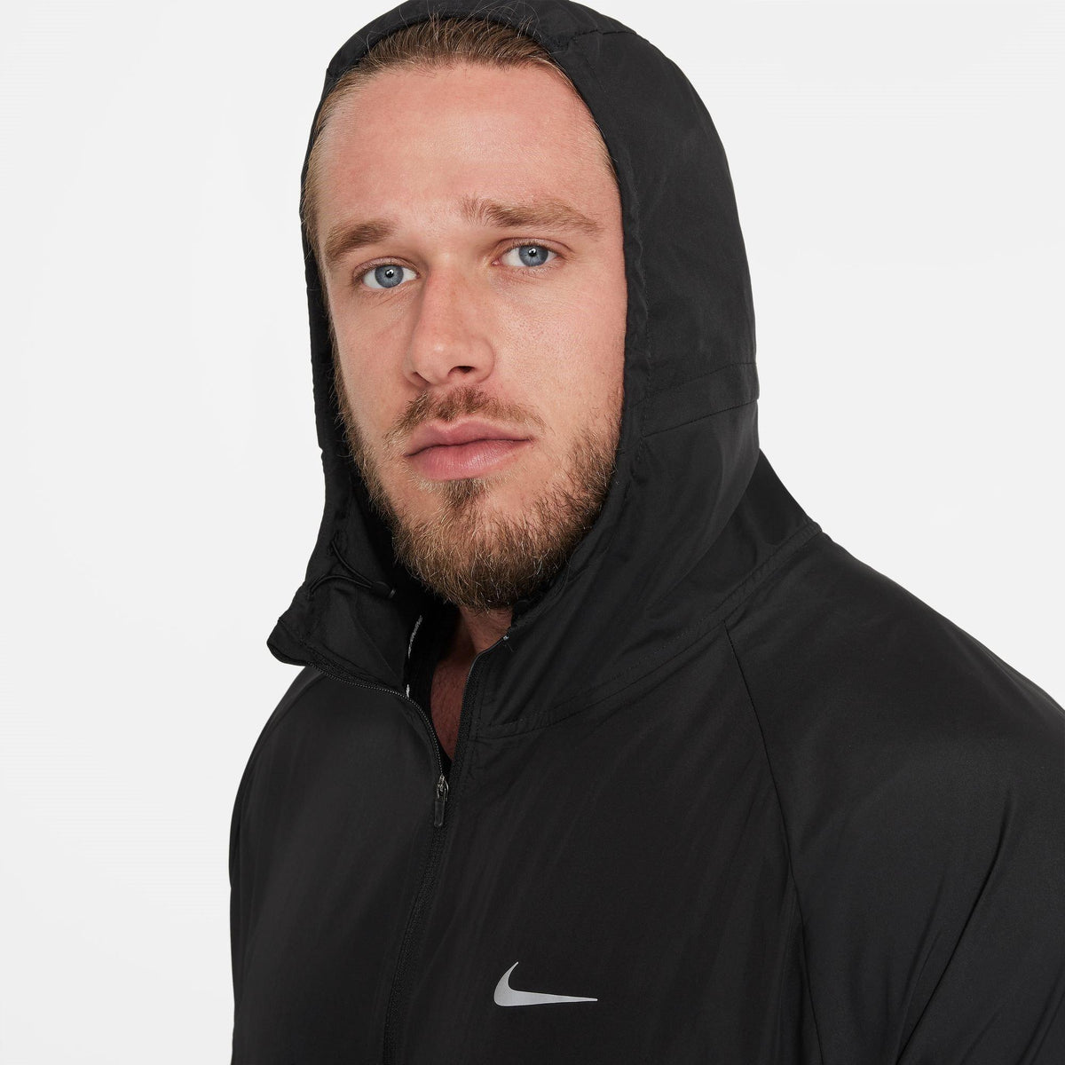 Black/Reflect - Nike - Miler Men's Repel Running Jacket - 11