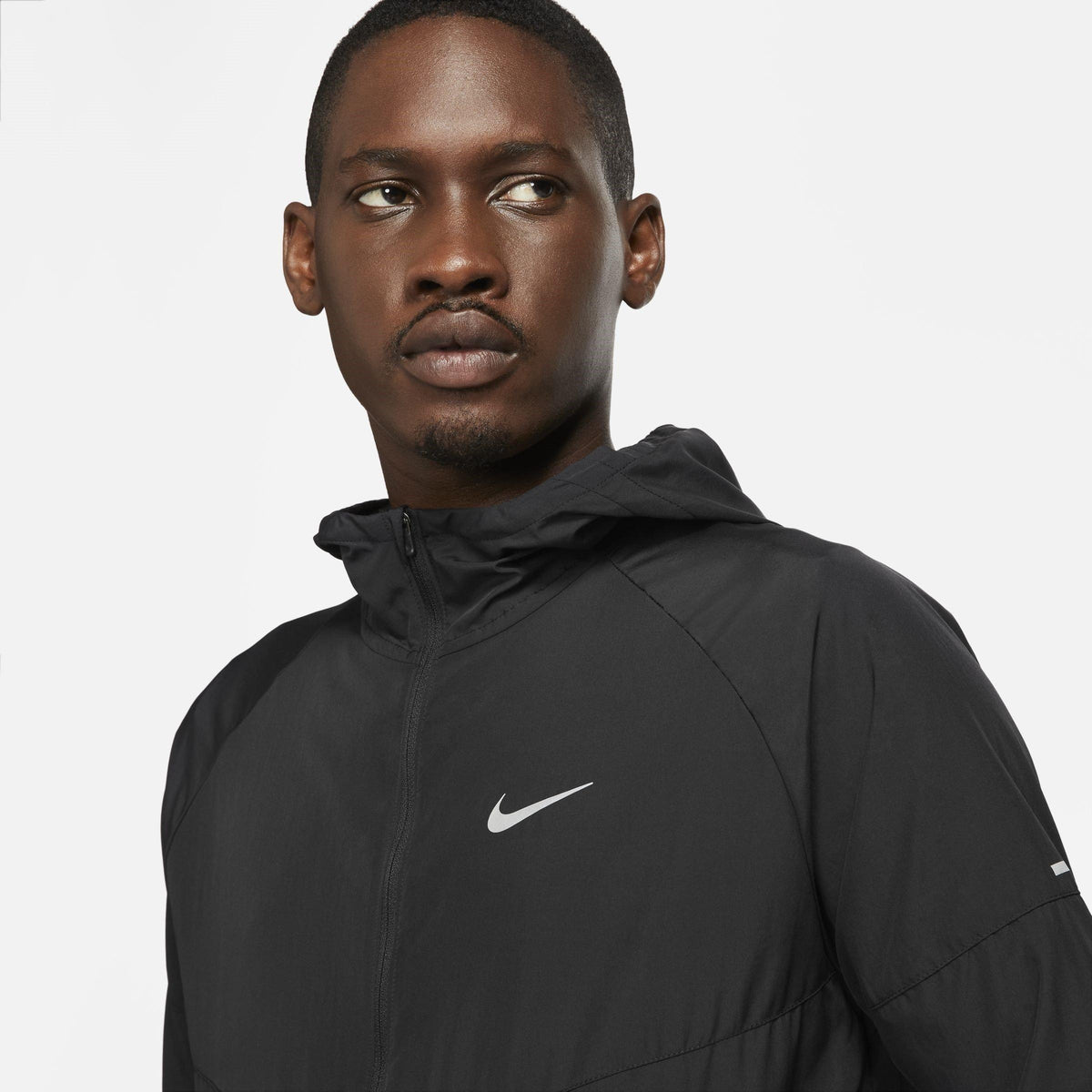 Black/Reflect - Nike - Miler Men's Repel Running Jacket - 3