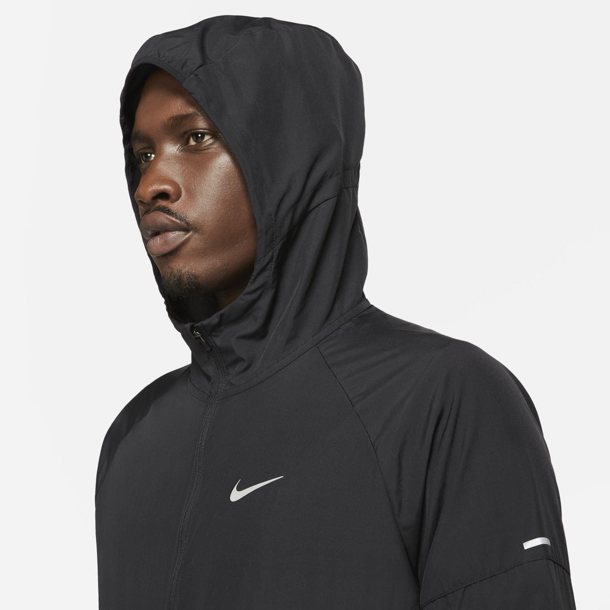 Black/Reflect - Nike - Miler Men's Repel Running Jacket - 4