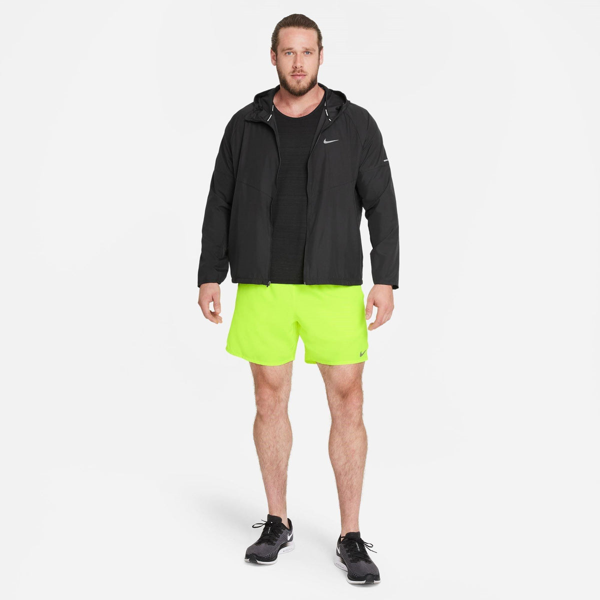 Black/Reflect - Nike - Miler Men's Repel Running Jacket - 8