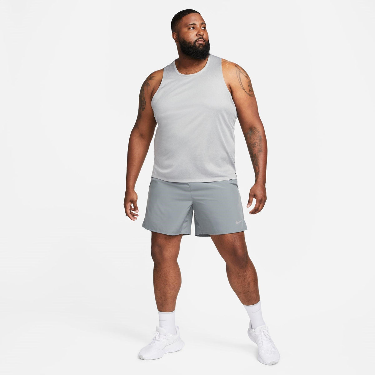 Smoke Grey - Nike - 7in Challenge Shorts Mens - 14