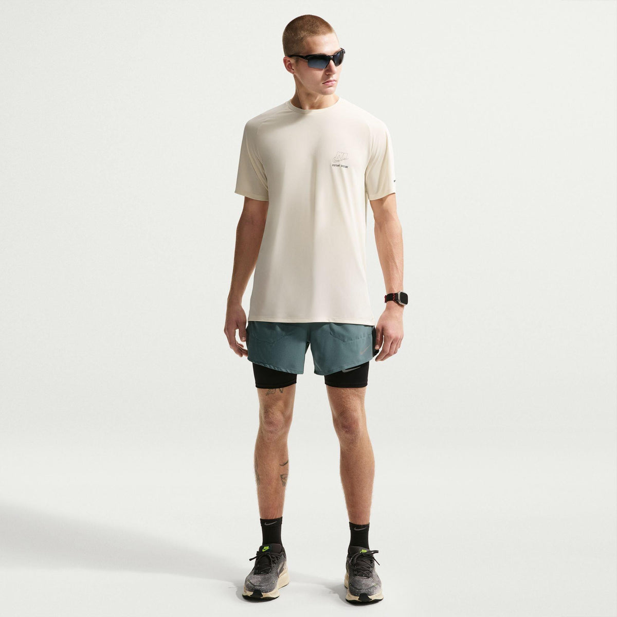Mineral Slate - Nike - Stride 5in Performance Shorts Mens - 7