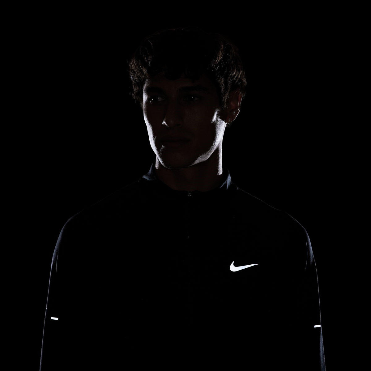 Black - Nike - Stride Half Zip Top Mens - 13