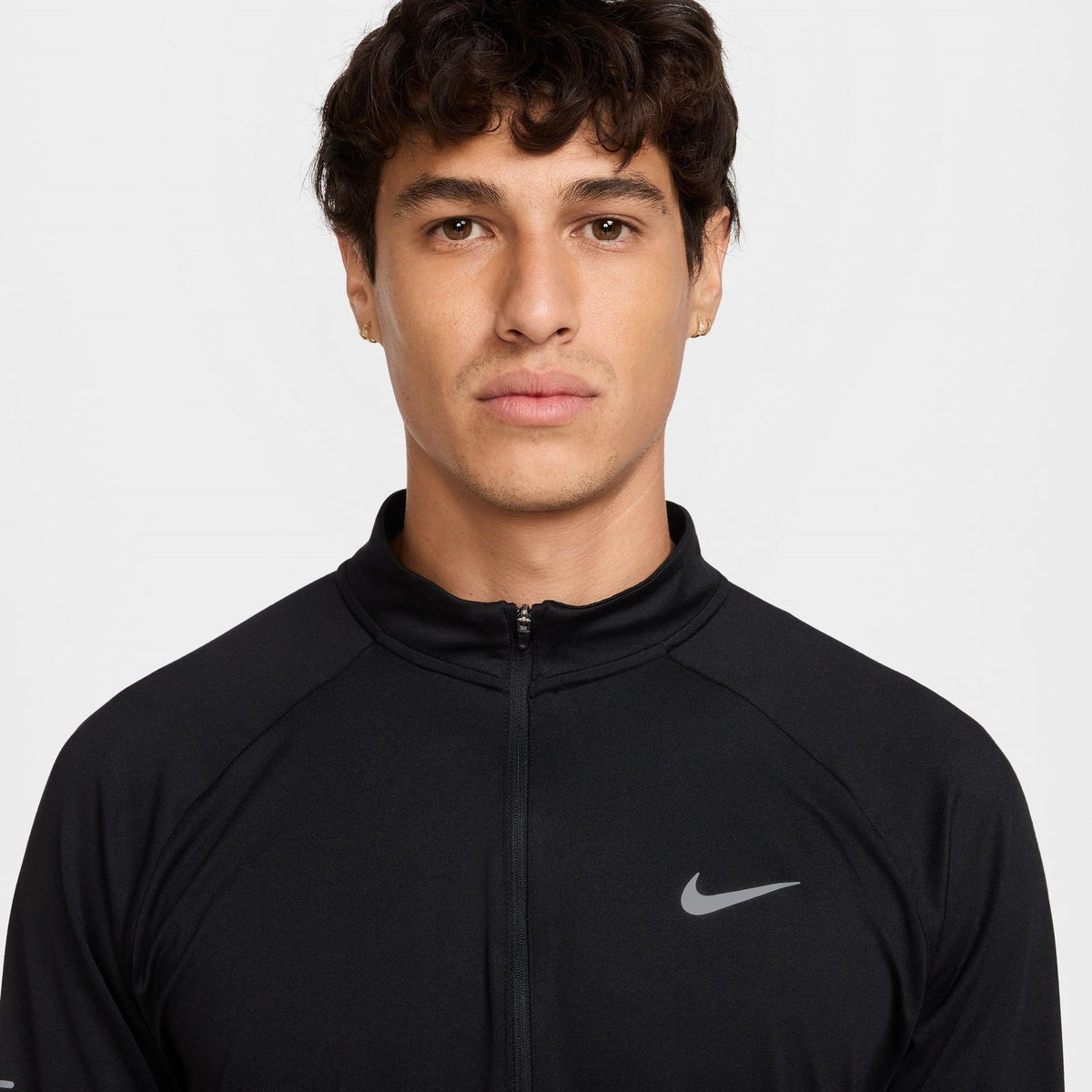 Black - Nike - Stride Half Zip Top Mens - 3
