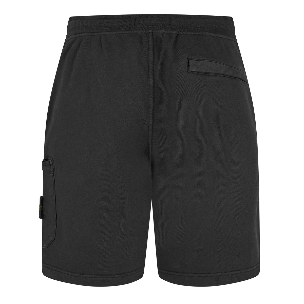 Black V0029 - Stone Island - Men's Fleece Jogger Shorts - 2